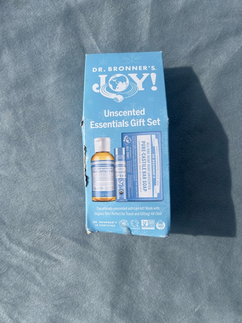 Dr. Bronner's Joy Unscented Essentials Gift Set - Blue
